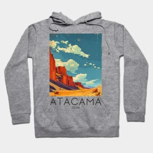 A Vintage Travel Illustration of Atacama Desert - Chile Hoodie